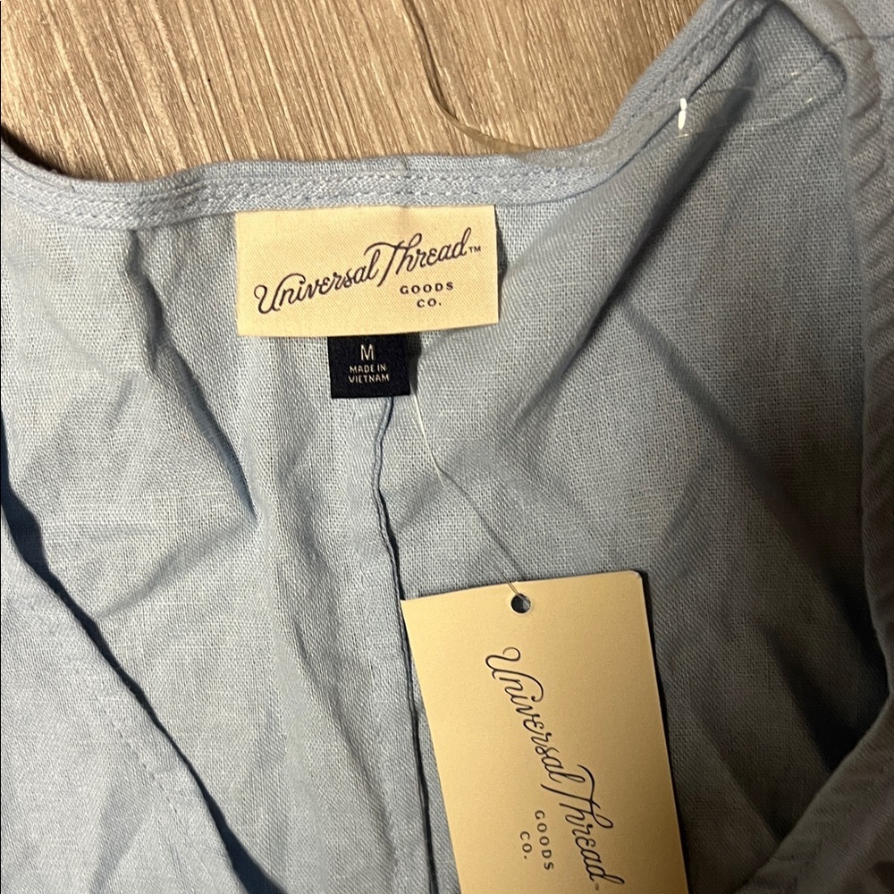 Universal Thread Light Blue Button-Down Pocket Dr… - image 5